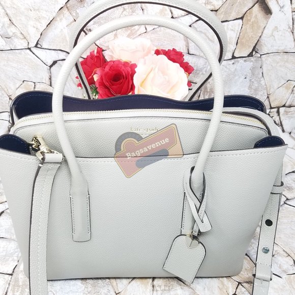 True Taupe Margaux Large Satchel Kate Spade - Picture 4 of 12